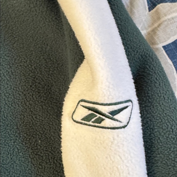 Reebok Green and White Zip Up - Picture 3 of 6